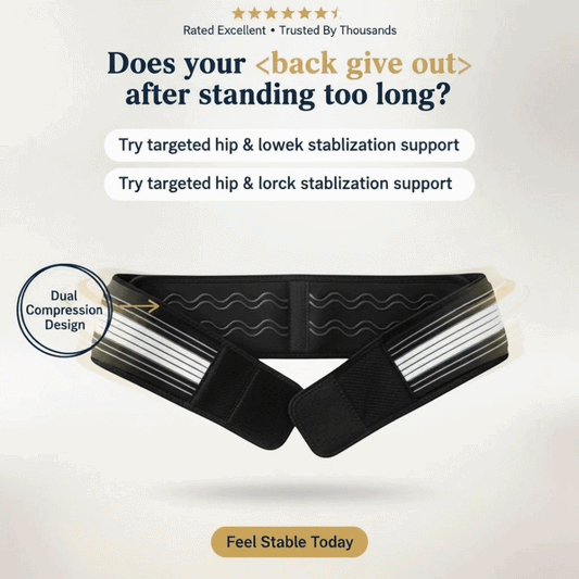 ReliefWave ™ The Complete Hip & Lower Back Wrap For Easier Walking & Standing